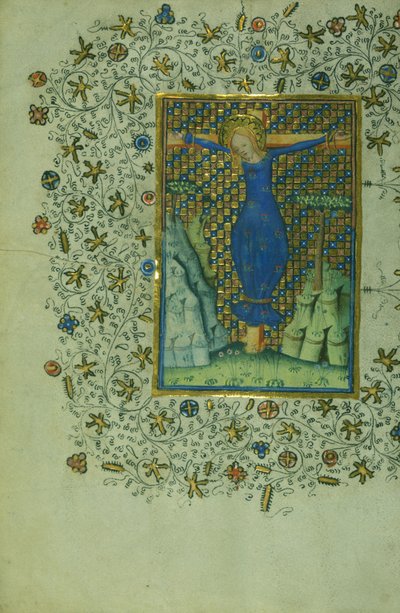 Saint Wilgefortis on the Cross by Flemish School